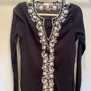 Joie longsleeve embroidered top